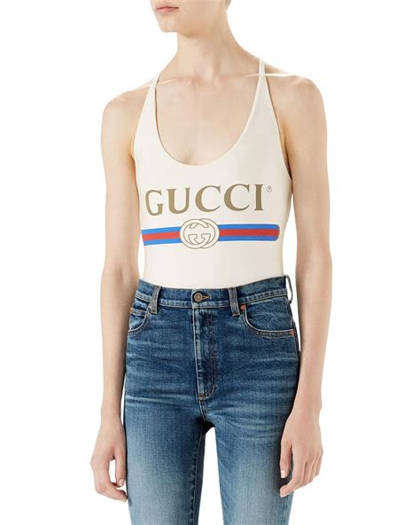 gucci logo bodysuit.